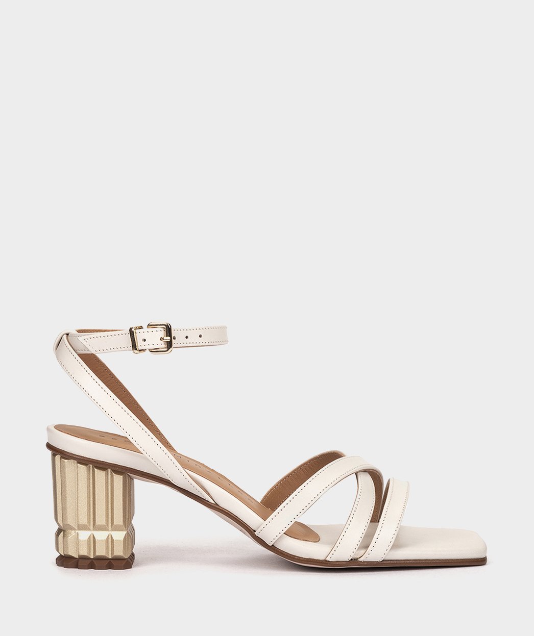 White leather high heel sandals PEDRO MIRALLES White