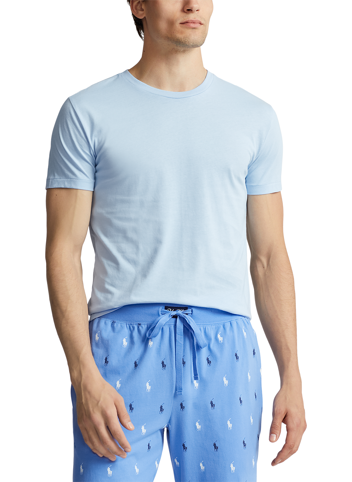 Tee-shirt col rond en coton POLO RALPH LAUREN Multicolore