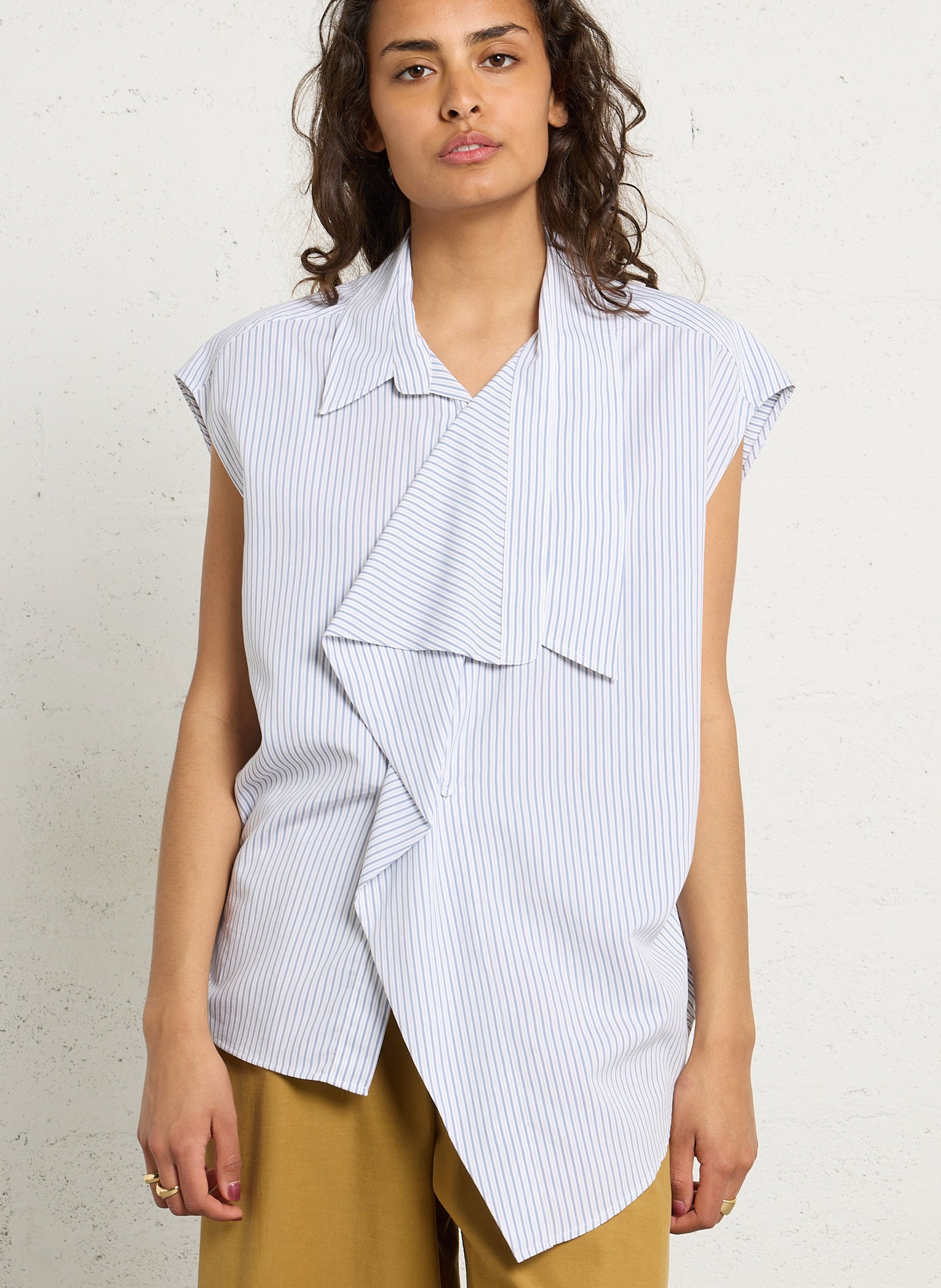 Alive striped shirt MARGAUX LONNBERG Blue