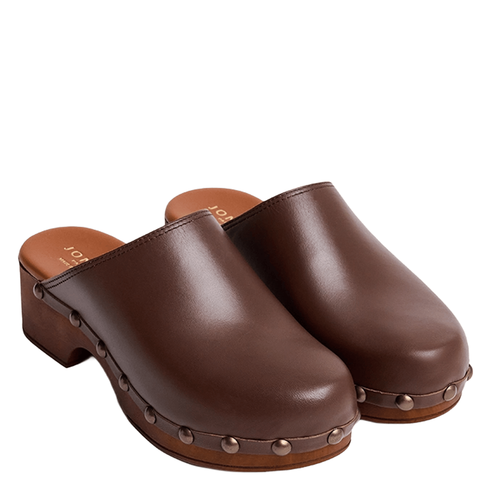 Hoge leren sandalen JONAK Bruin