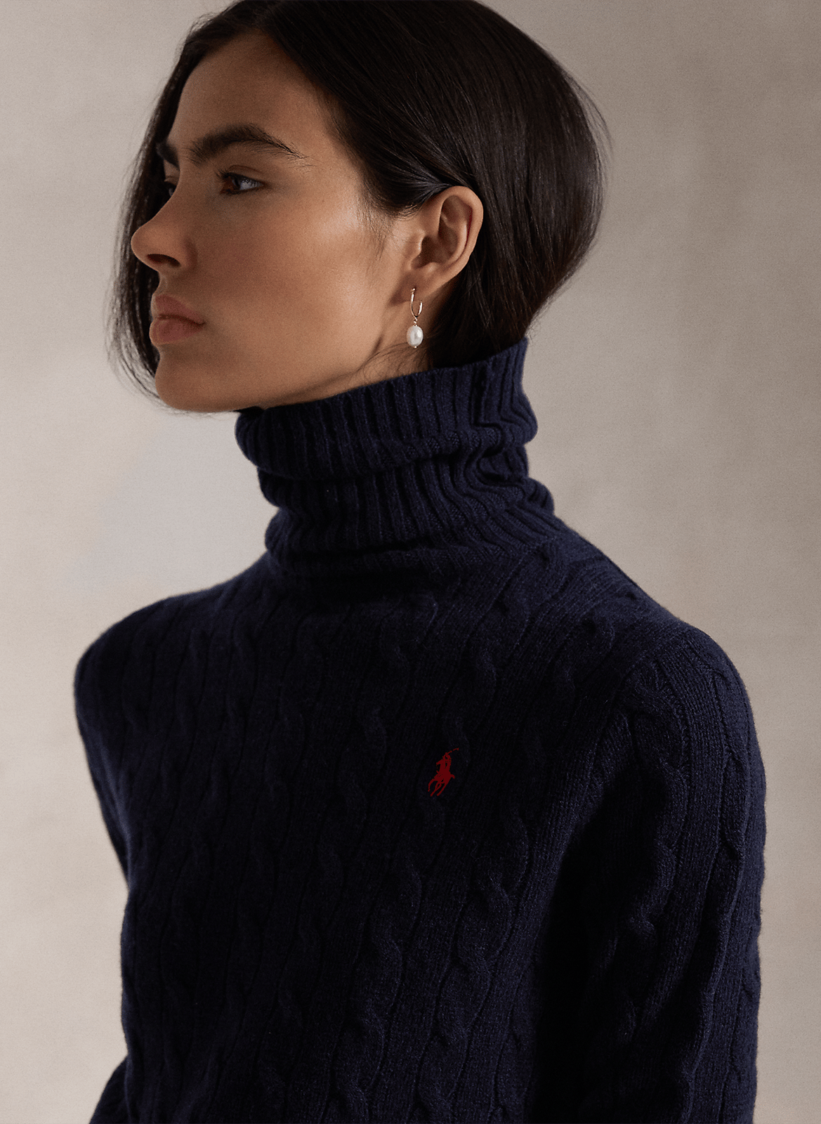 Coltrui - wolblend met kasjmier | Blauw POLO RALPH LAUREN Dames