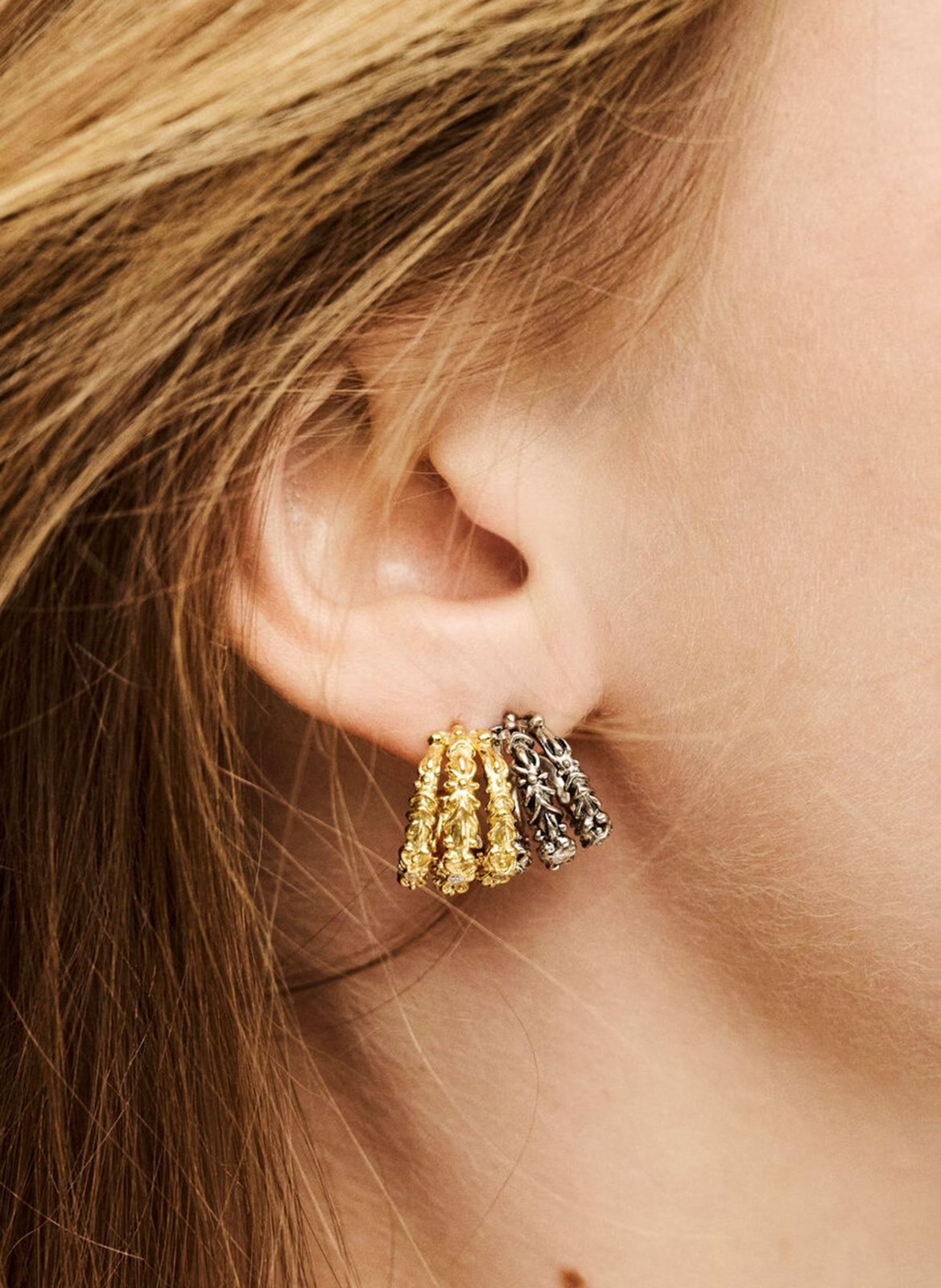 Boucle d'oreille BA&SH Doré