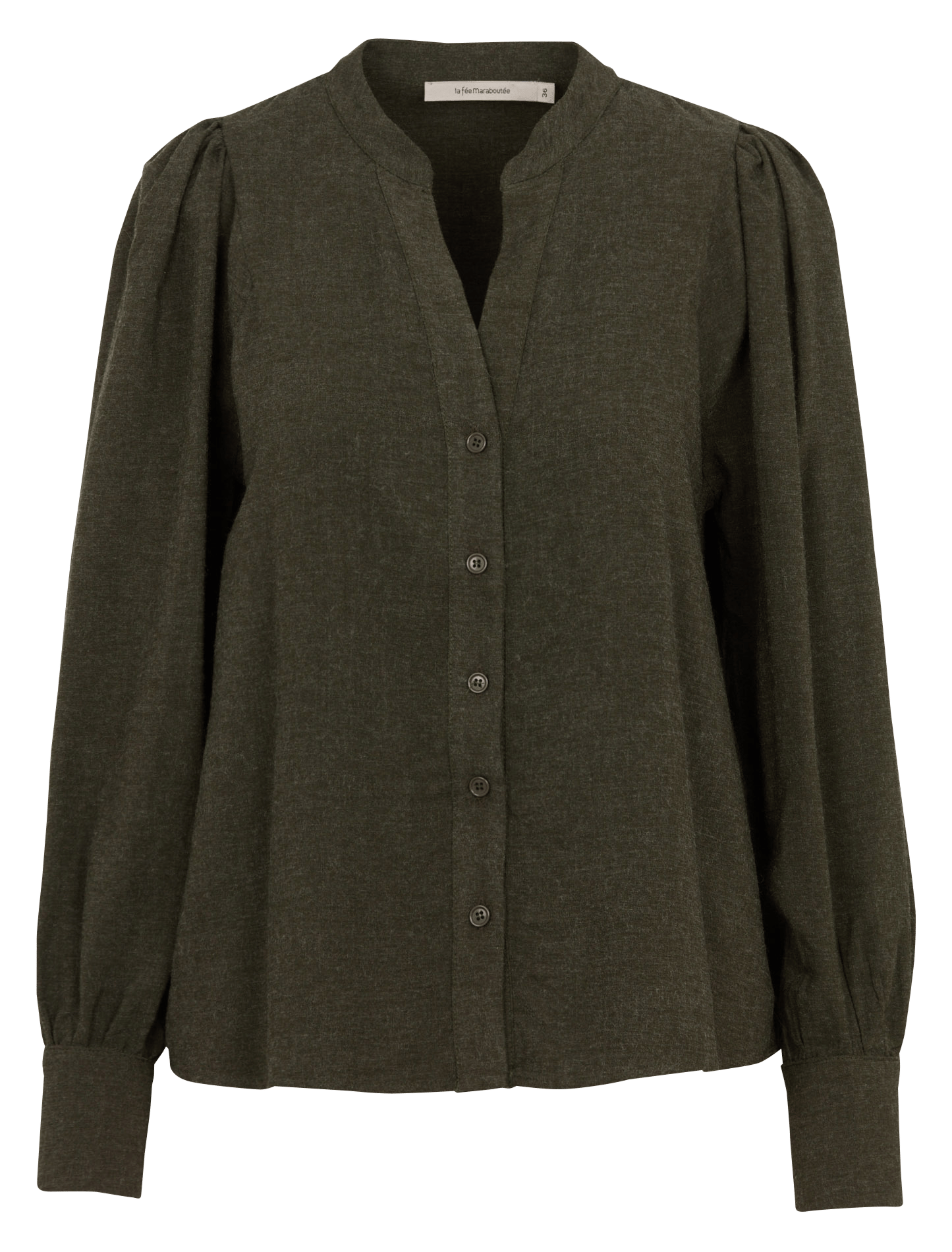 Chemise ample encolure V LA FEE MARABOUTEE Vert