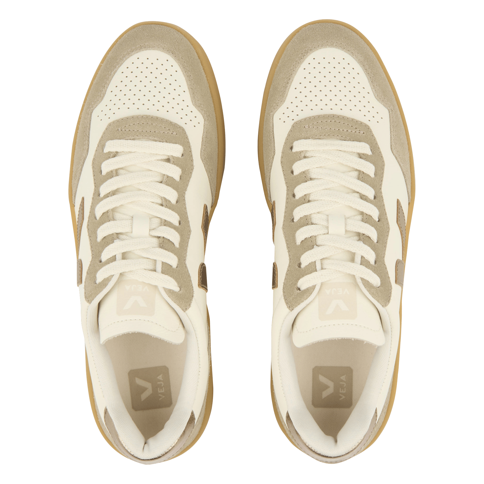 Leather low-top sneakers VEJA Golden