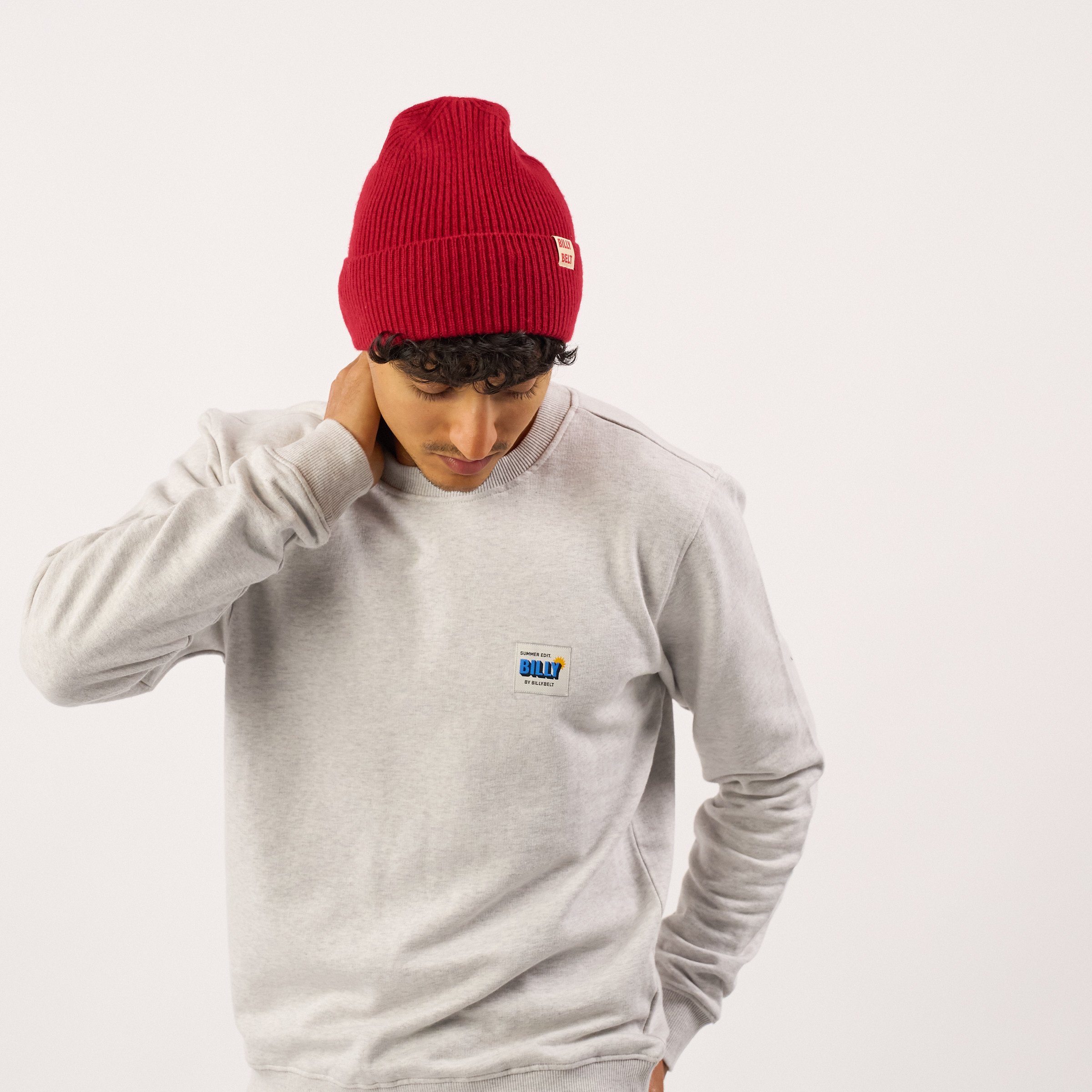 Wool hat BILLYBELT Red