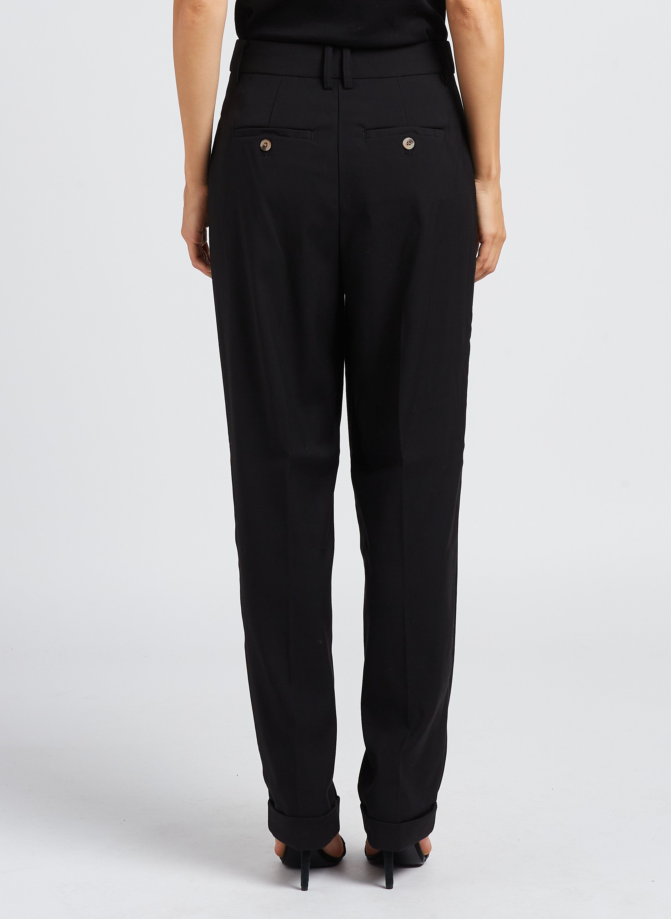 Wijde broek VILA Zwart