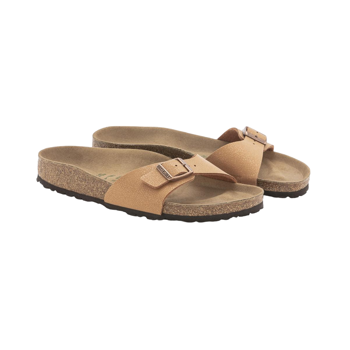 Faux leather sandals BIRKENSTOCK Orange
