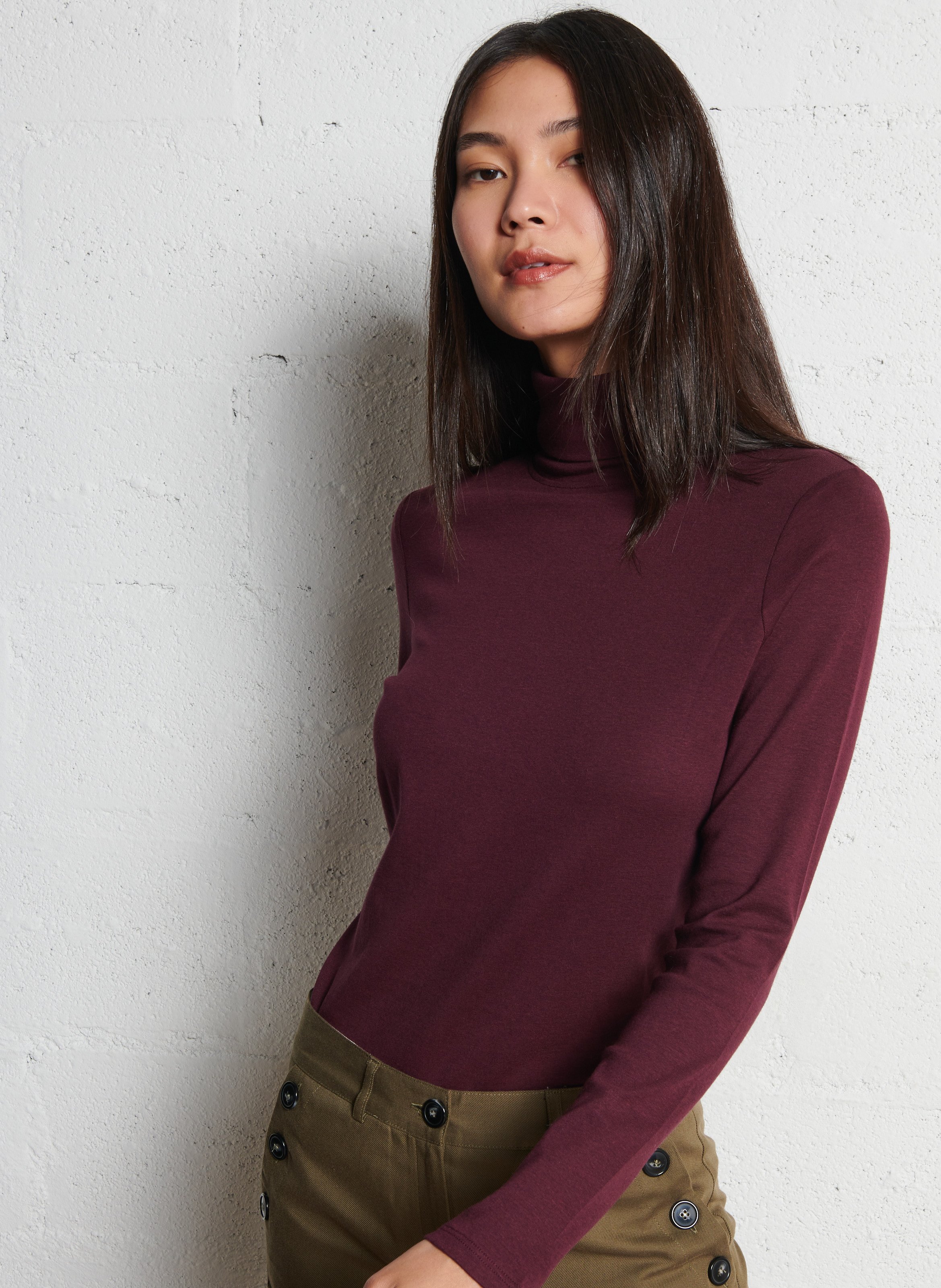 Cotton-blend turtleneck MAISON 123