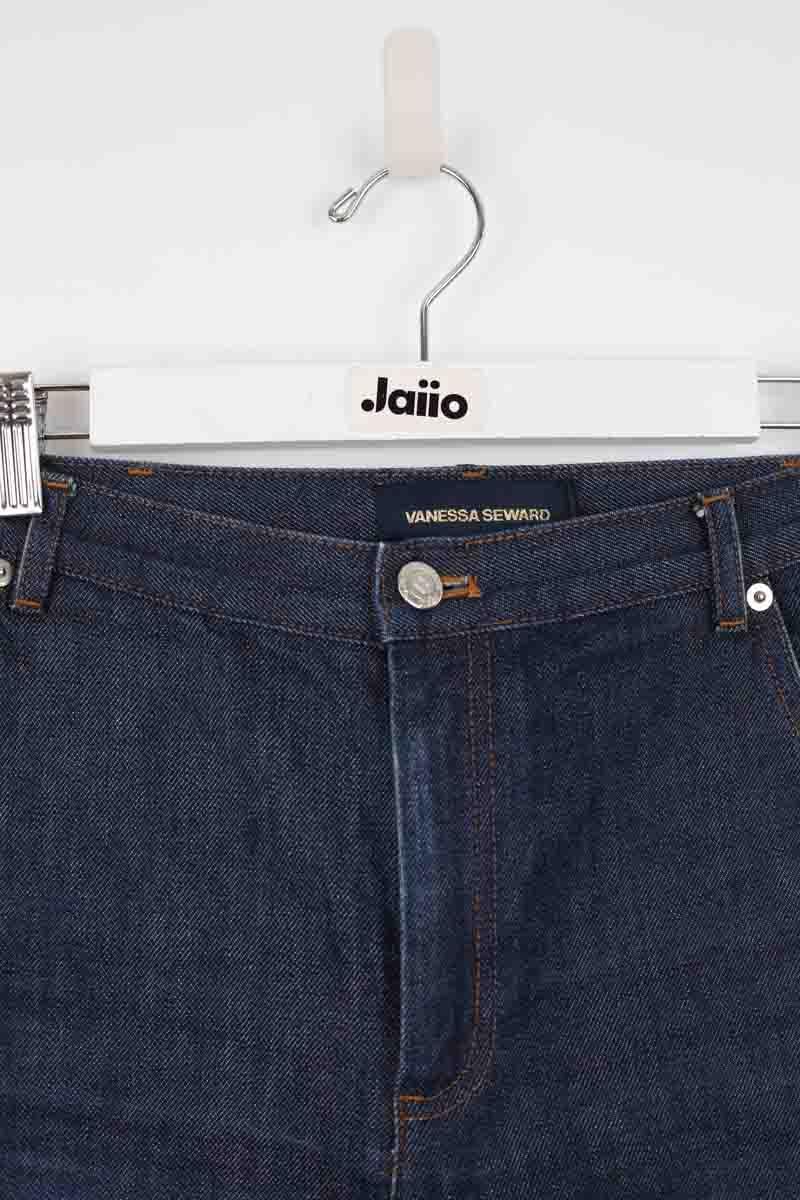 Cotton straight jeans VANESSA SEWARD - Seconde Main Blue