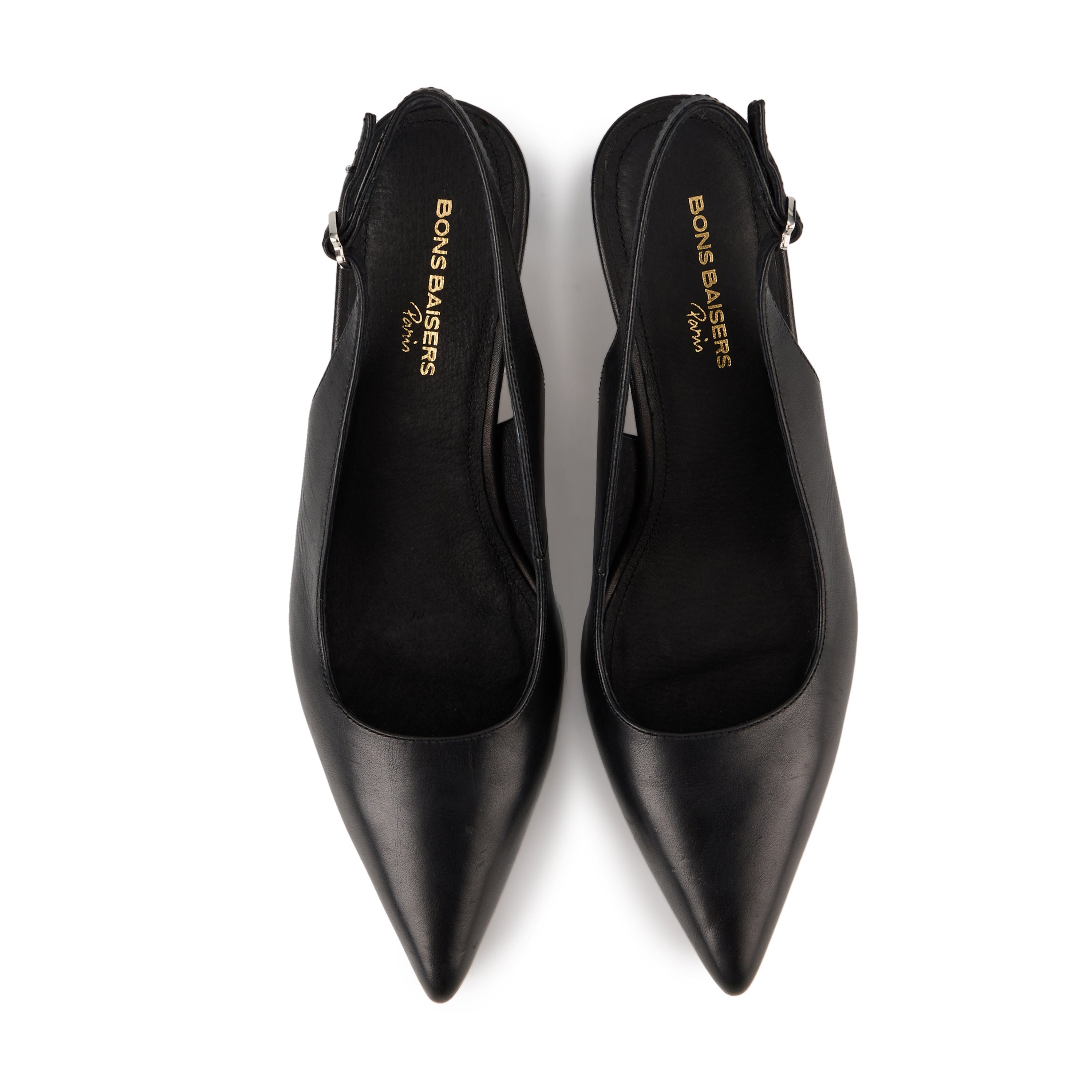 Beyou suede high heels  BONS BAISERS PARIS Black