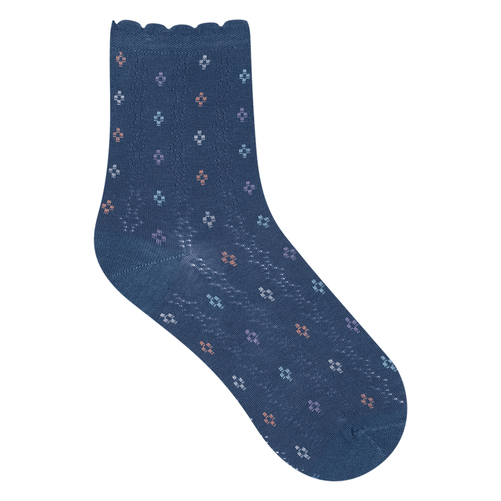 Chaussettes en coton mélangé BLEUFORET Bleu