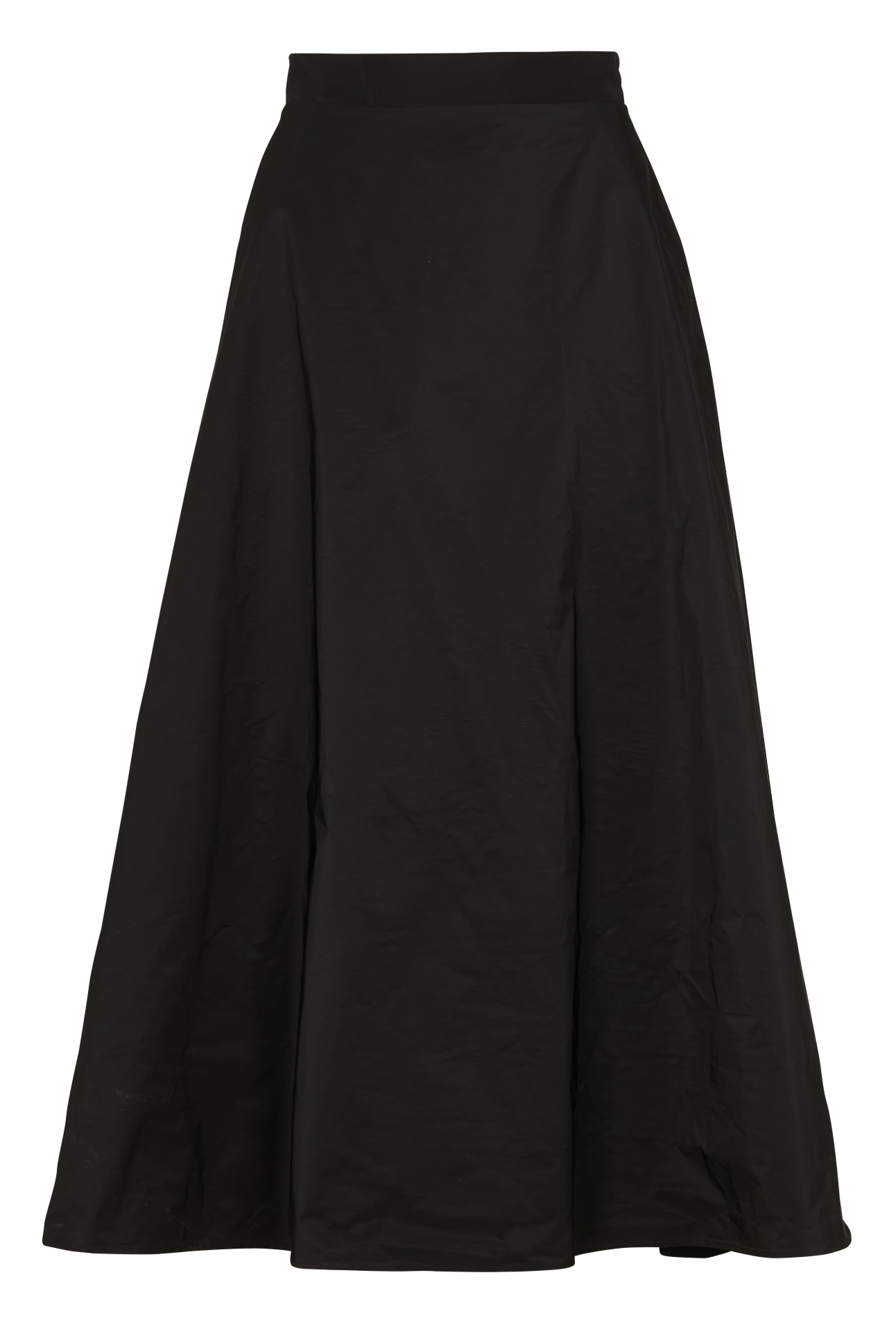 A-line maxi skirt Black