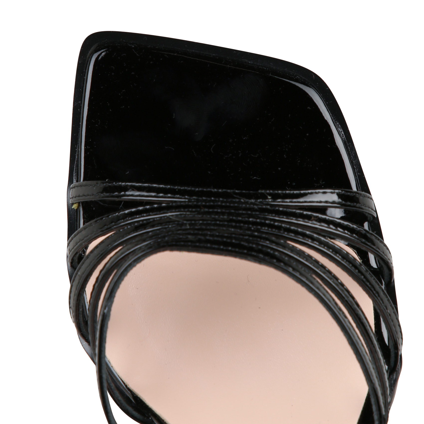 Mules hautes en cuir MI/MAI Noir