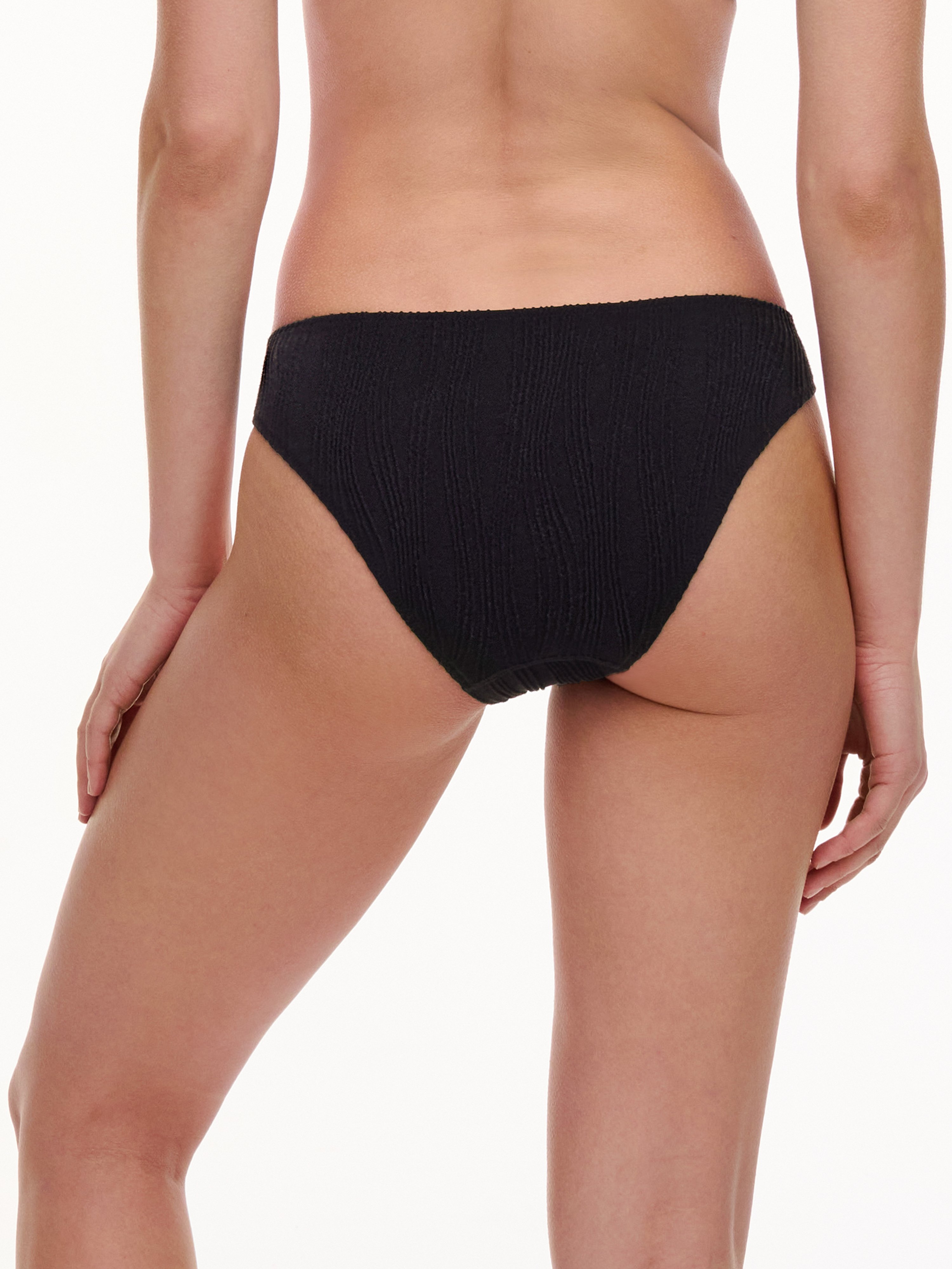 Tanga bikini bottoms Black