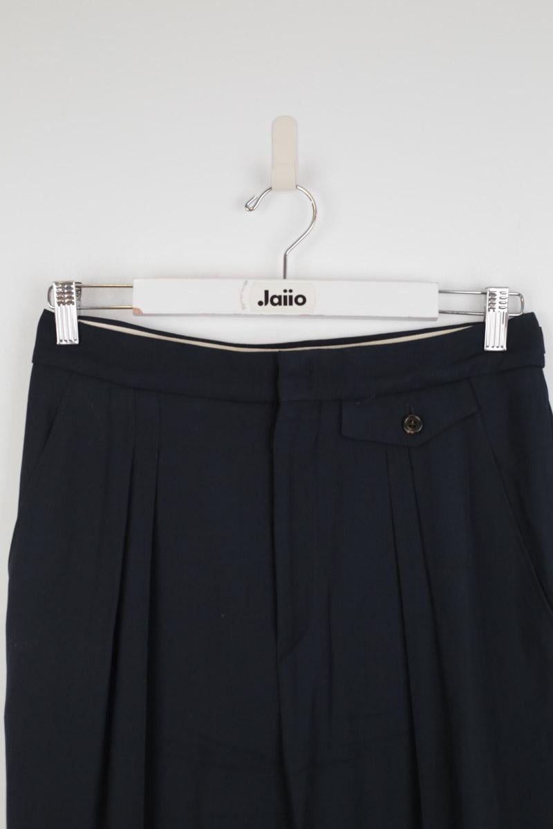 Slim-fit cotton cargo pants ISABEL MARANT - Seconde Main Blue