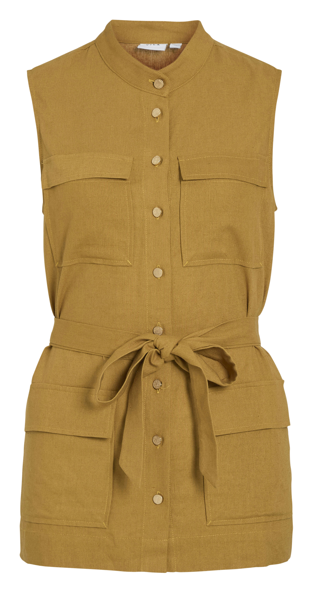 Gerade geschnittene Bluse VILA Braun