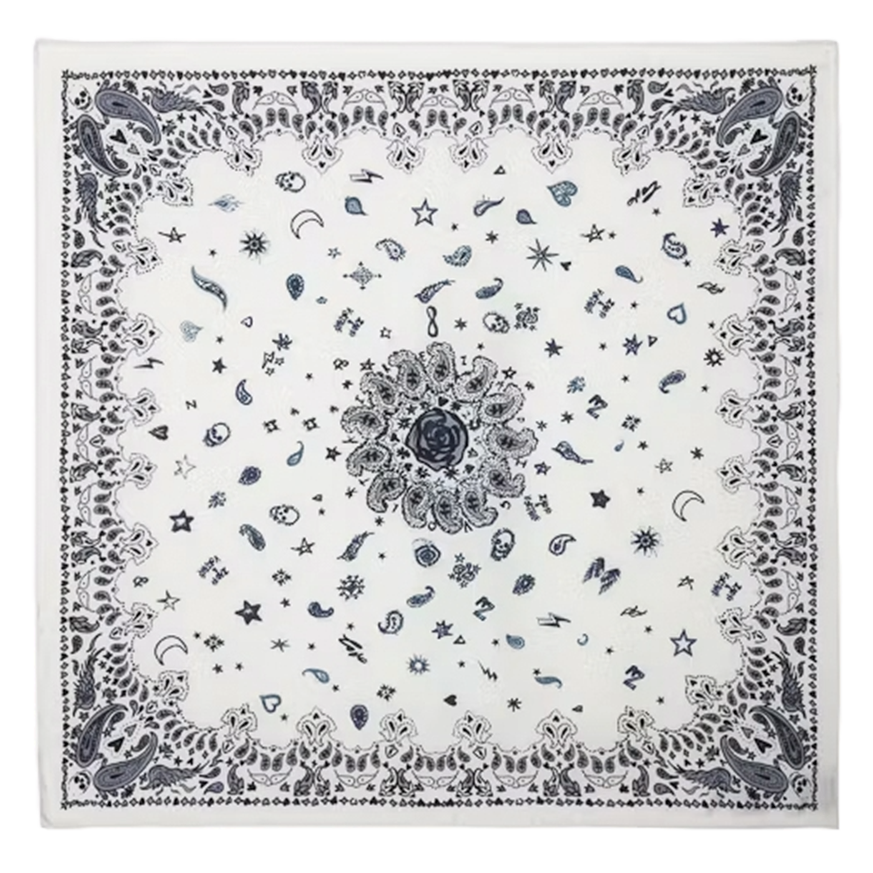 Foulard imprimé  ZADIG&VOLTAIRE Bleu