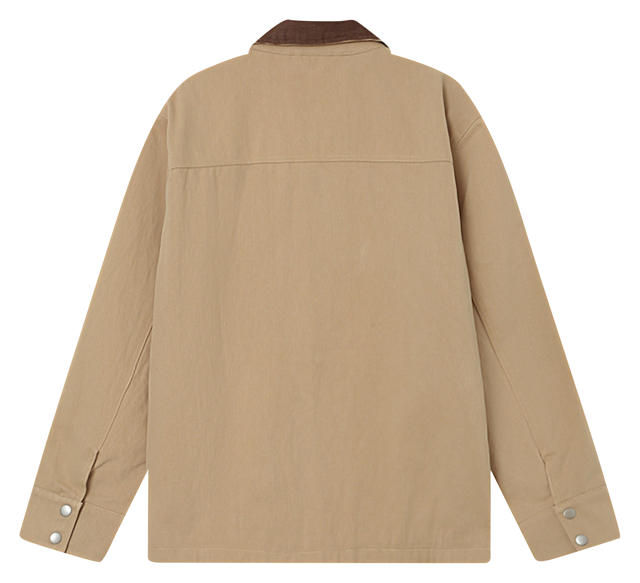 Cotton jacket with classic collar GRACE ET MILA Beige