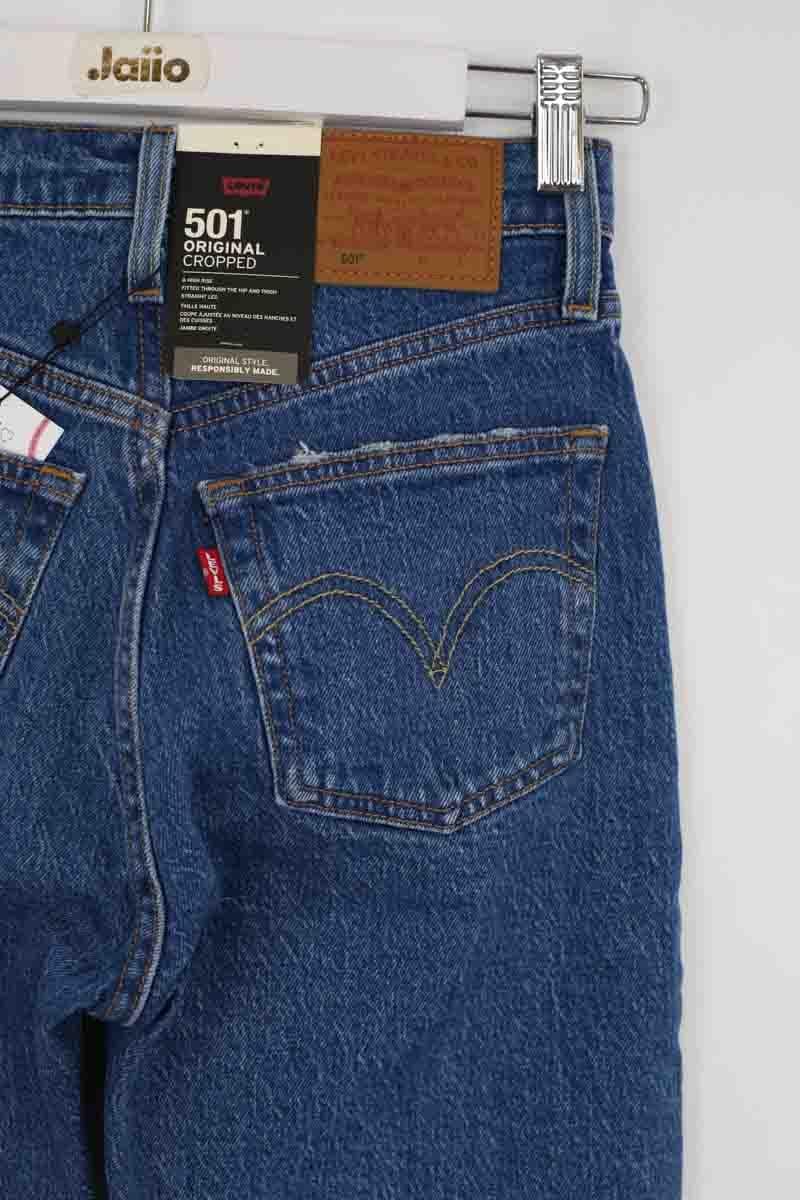 501? straight cotton jeans LEVI'S - Seconde main Blue