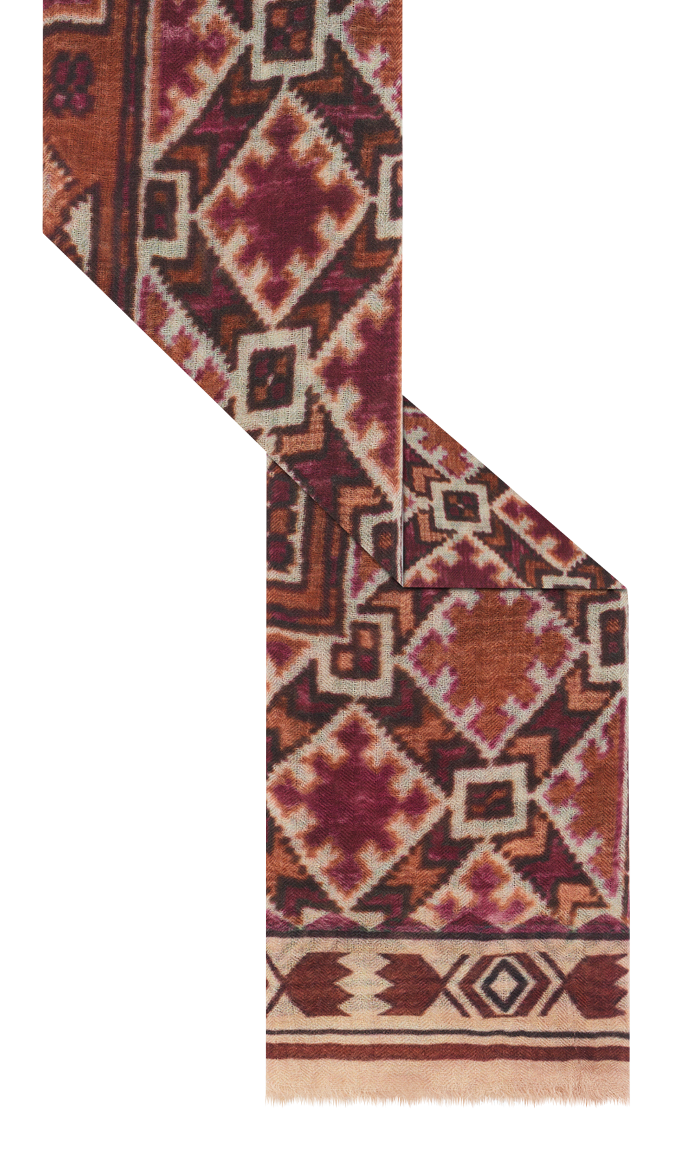 Echarpe à motif en laine GERARD DAREL Rouge