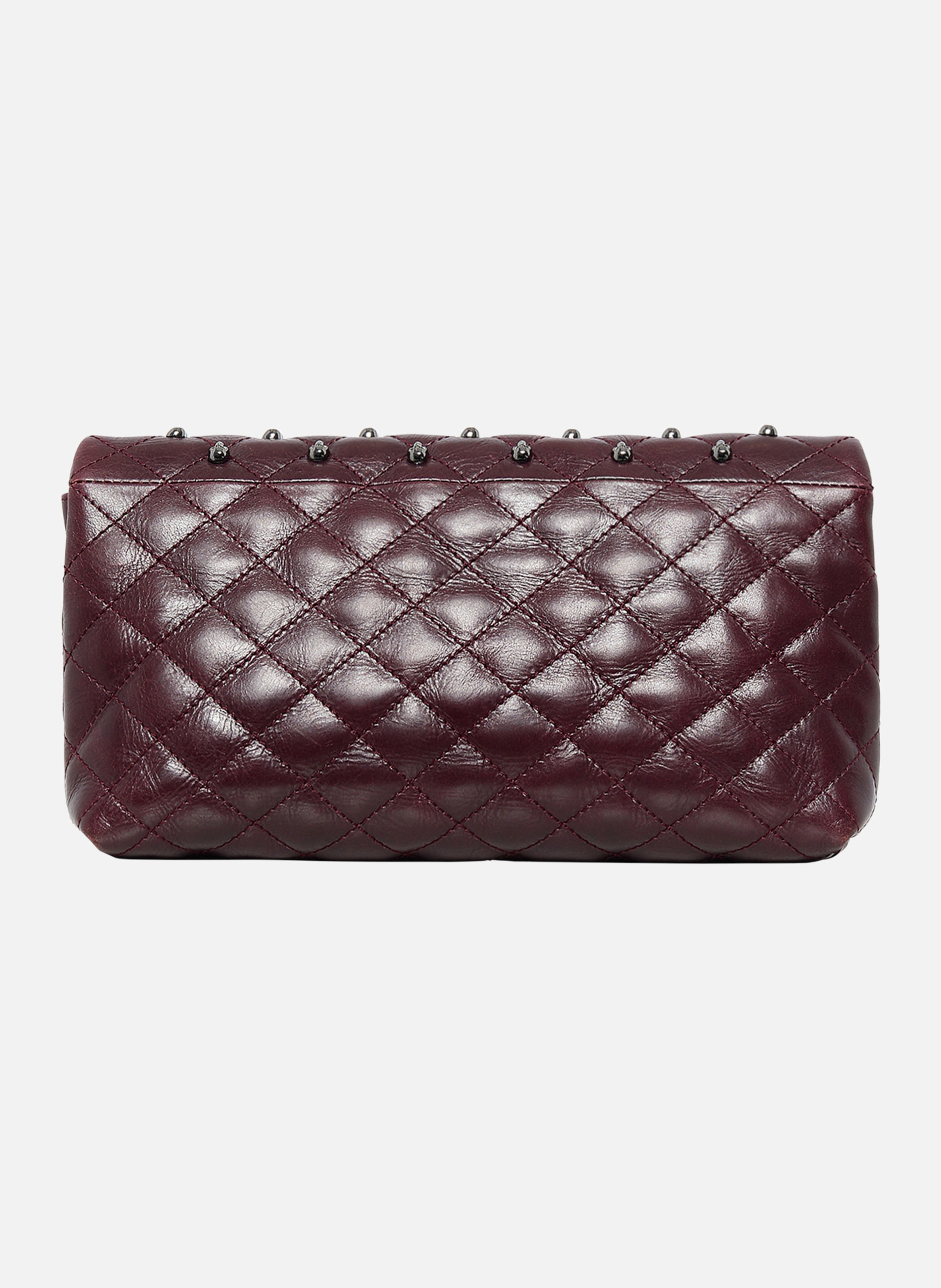 Small leather heritage clutch THE KOOPLES Red