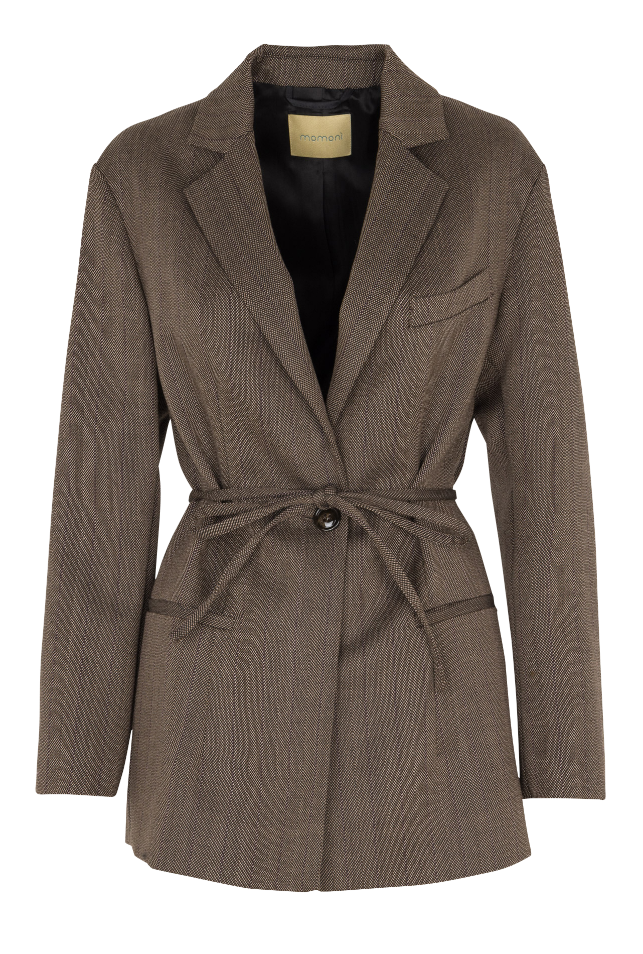 Veste de tailleur en laine  MOMONI Marron