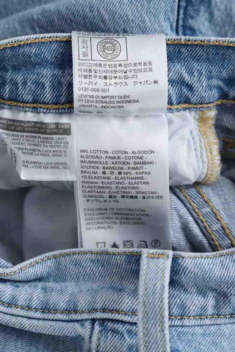 501? straight cotton jeans LEVI'S - Seconde main Blue
