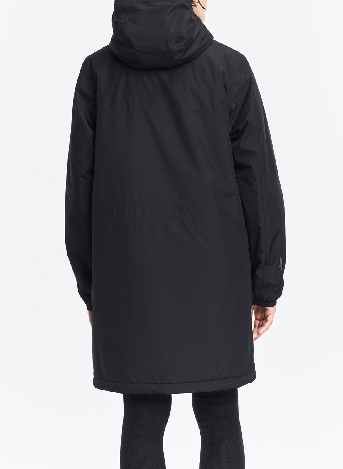 Parka droite col montant AIGLE Noir