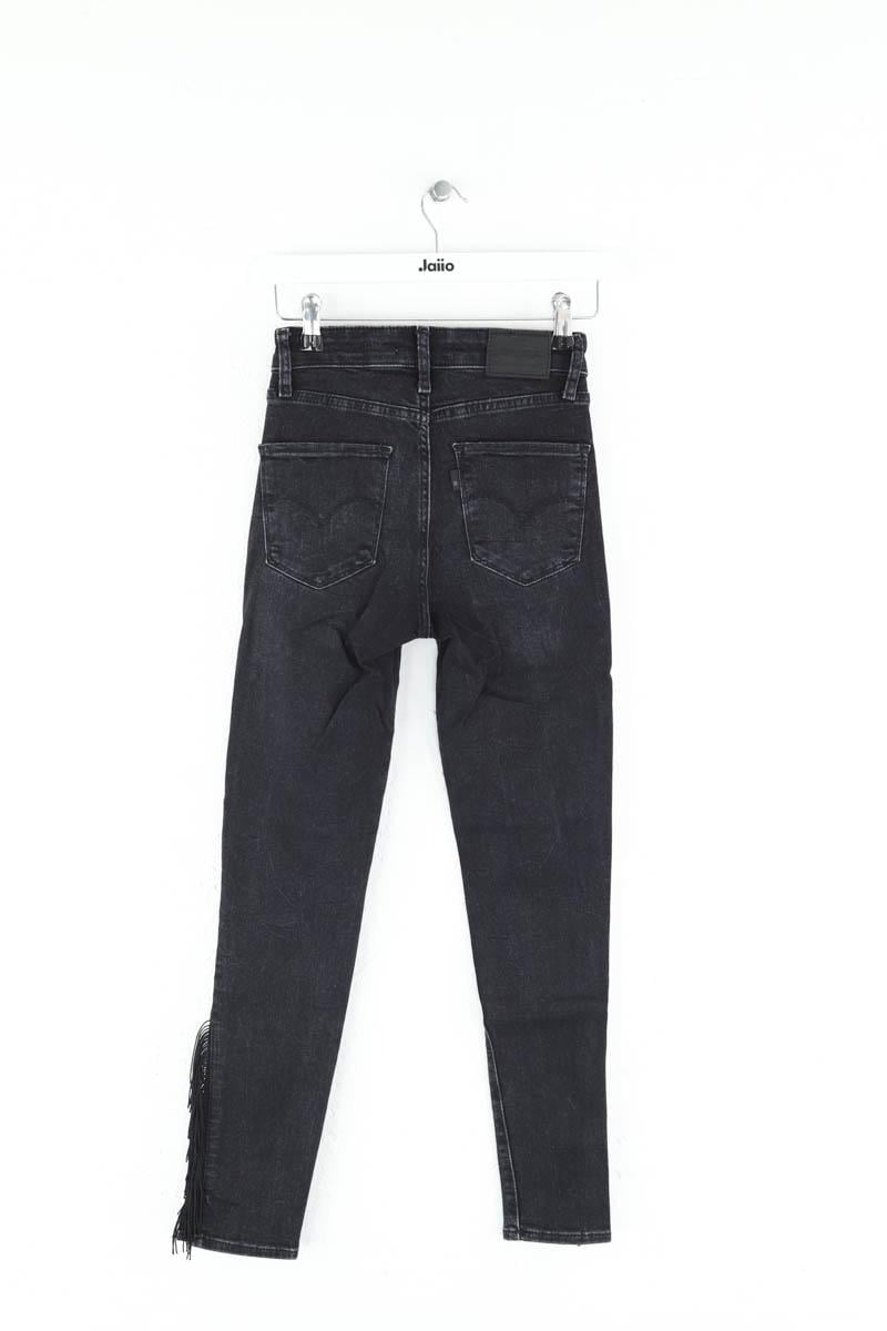 Cotton skinny jeans LEVI'S - Seconde main Black