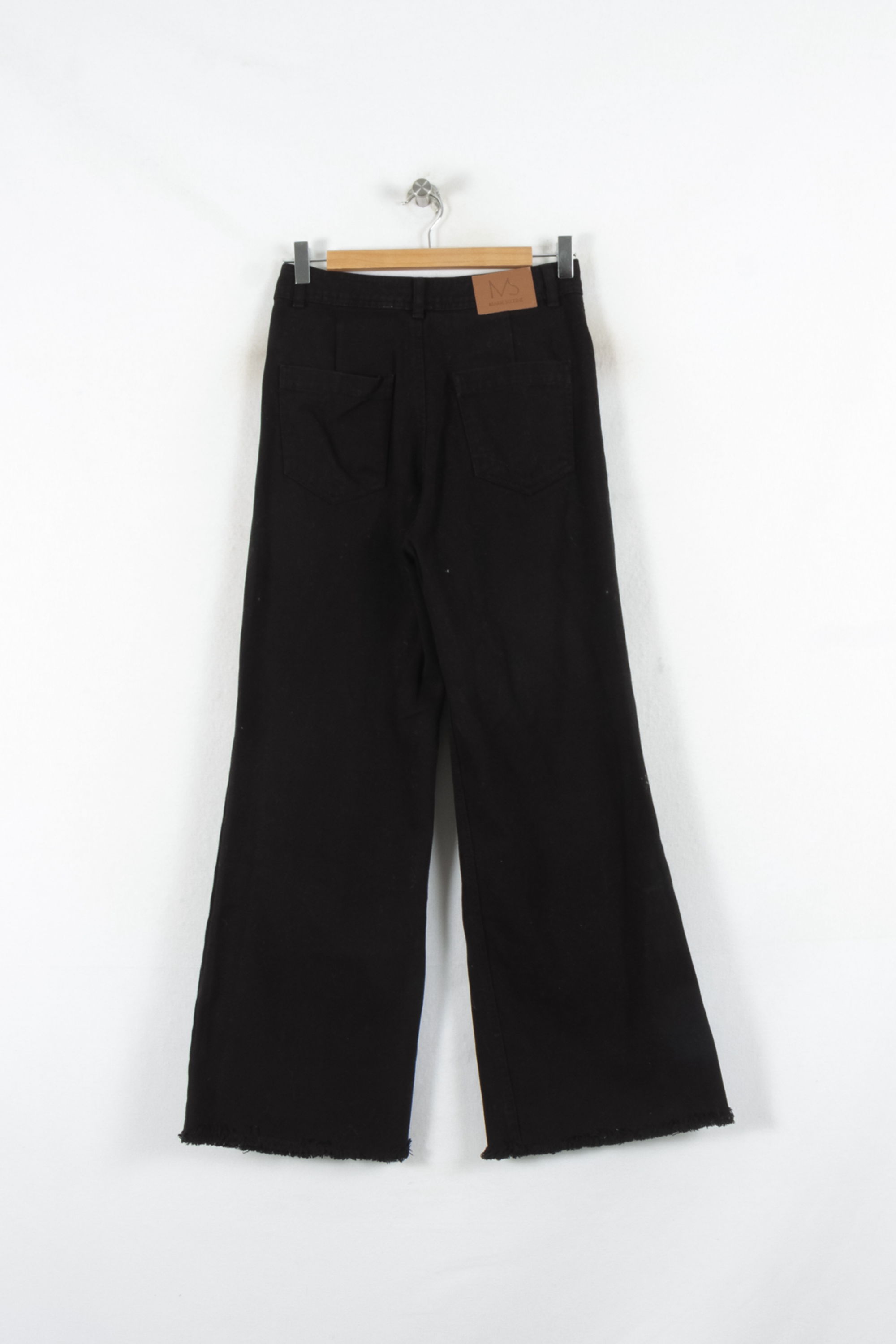 Cropped slim jeans with studs MARIE SIXTINE - SECONDE MAIN Black