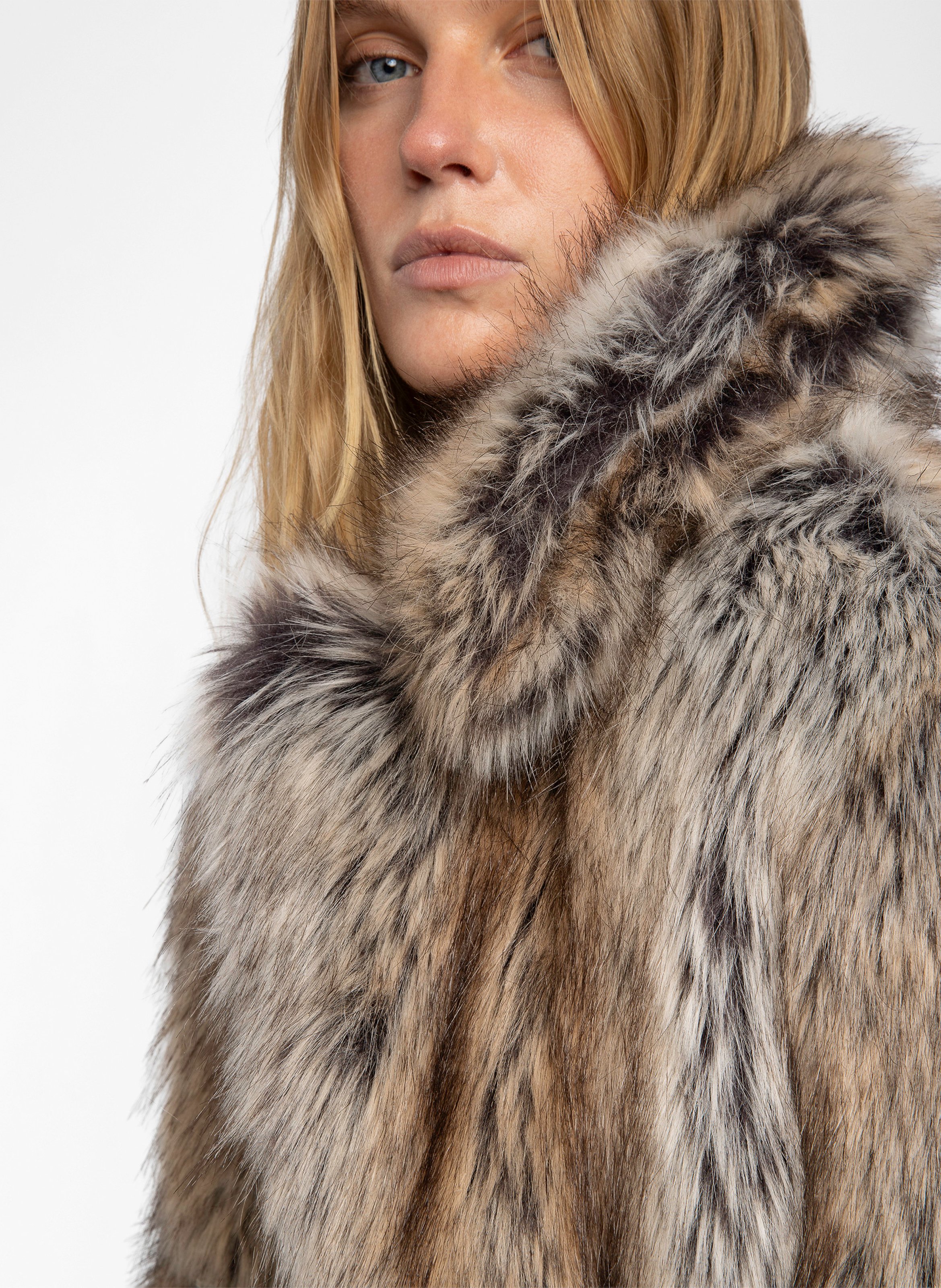 Cappotto corto effetto pelliccia ZADIG&VOLTAIRE Beige