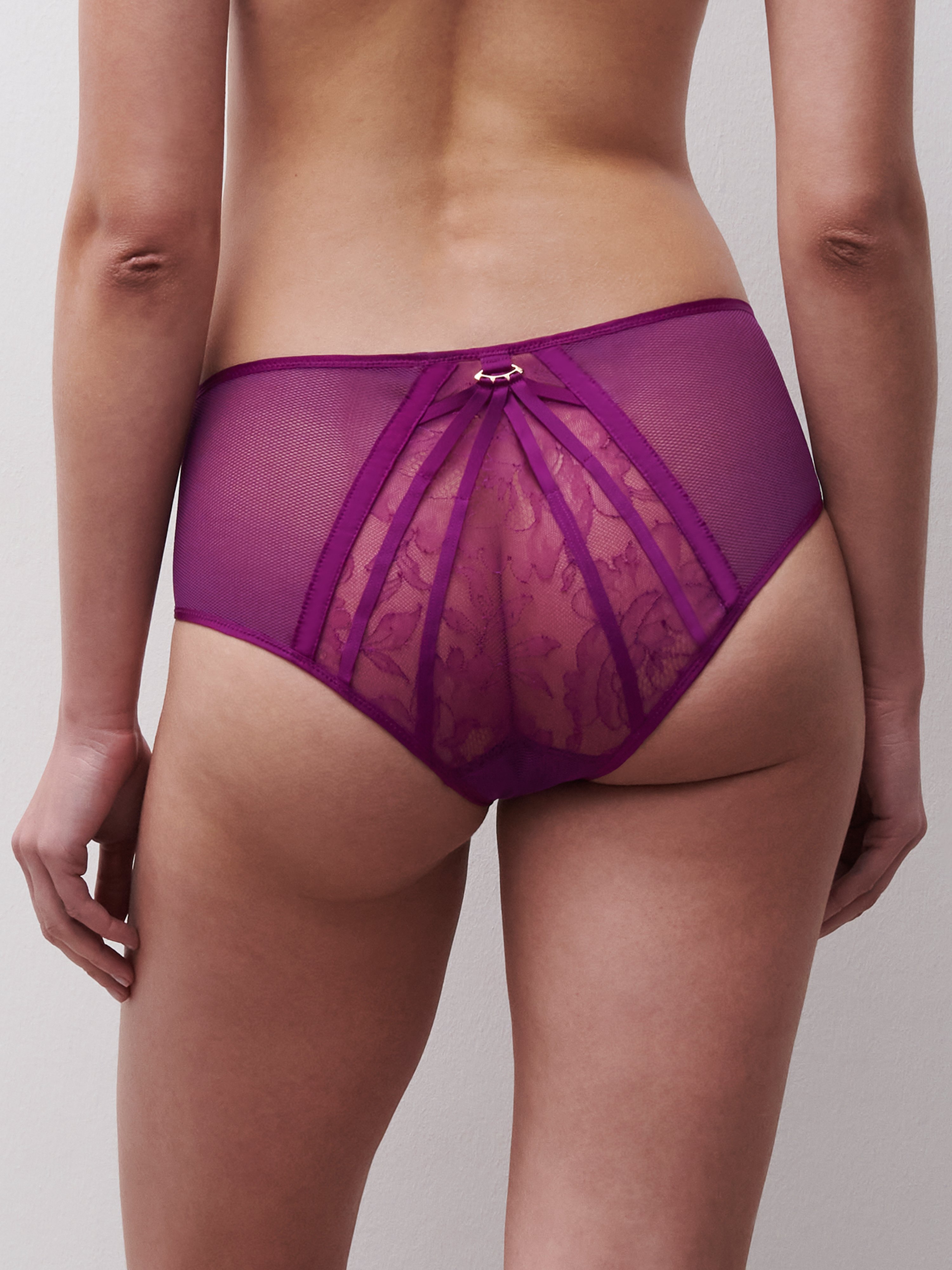 High-waisted panties CHANTELLE X Purple