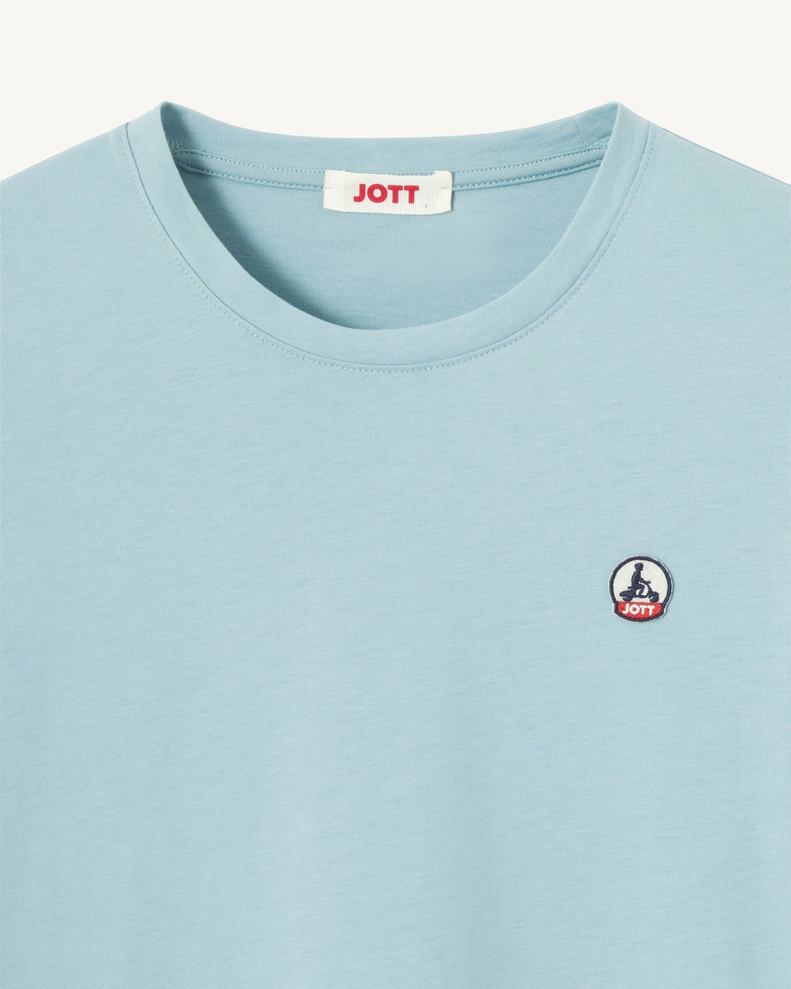 Round neck rosas t-shirt JOTT Blue