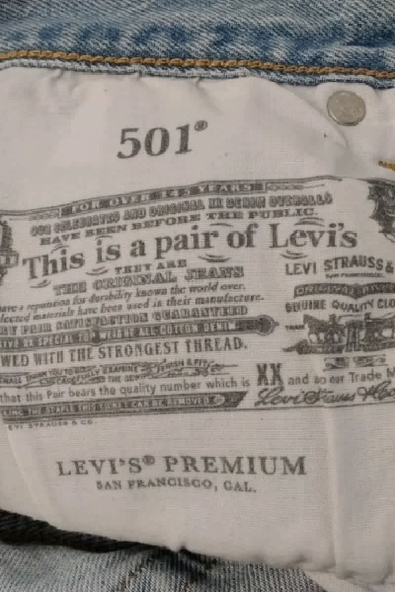 - Straight-leg jeans
- 5 pockets
- Straight cut
- Faded effect LEVI'S - Seconde main Blue