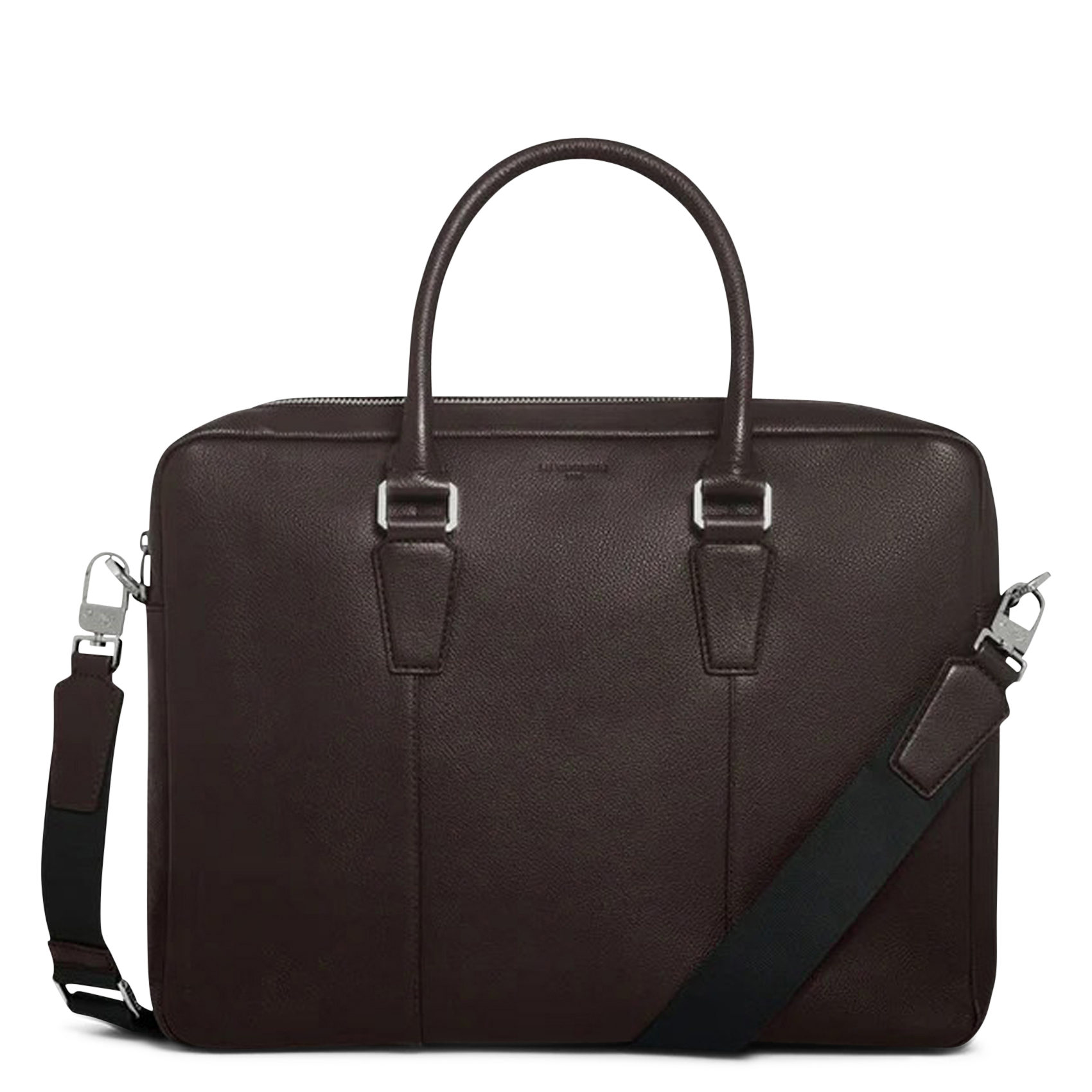 Porte-documents en cuir LE TANNEUR Marron