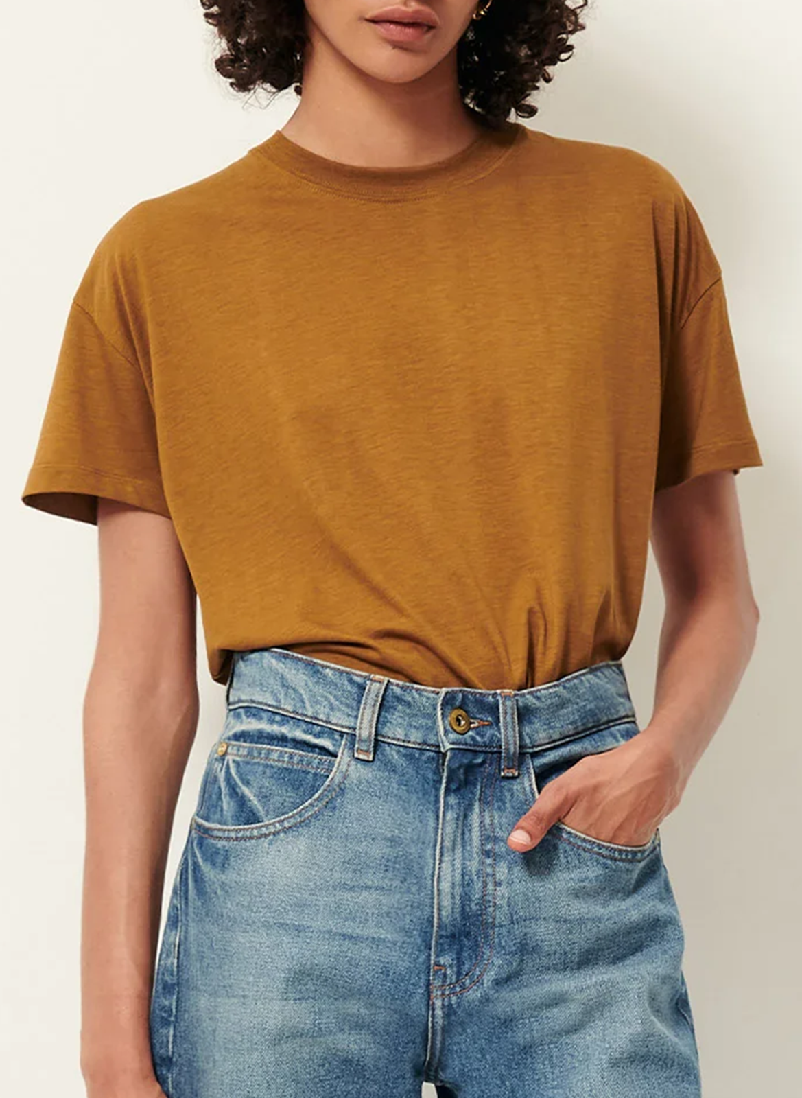 Tee-shirt oversize col rond SESSUN