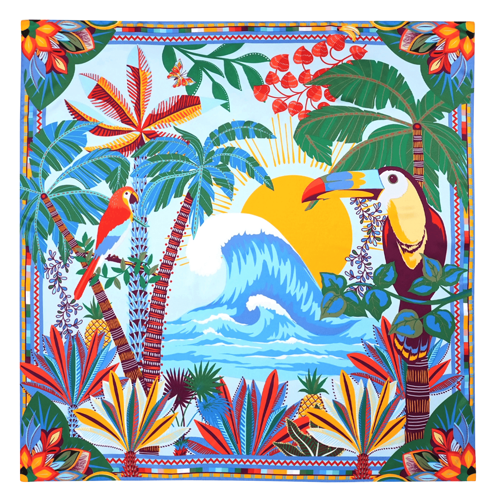 - 86 x 182 cm. WILD Blau