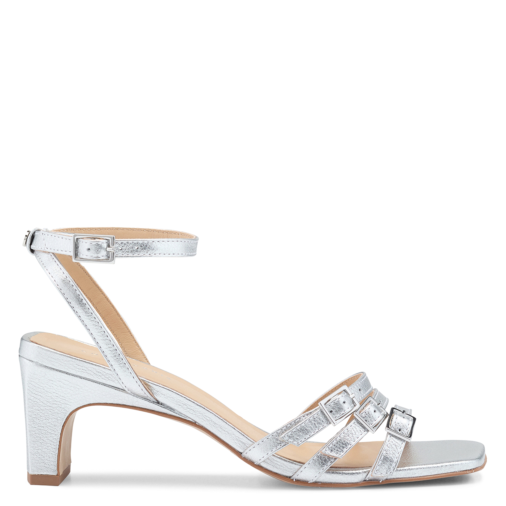 Sandalias altas de ante COSMOPARIS Plata