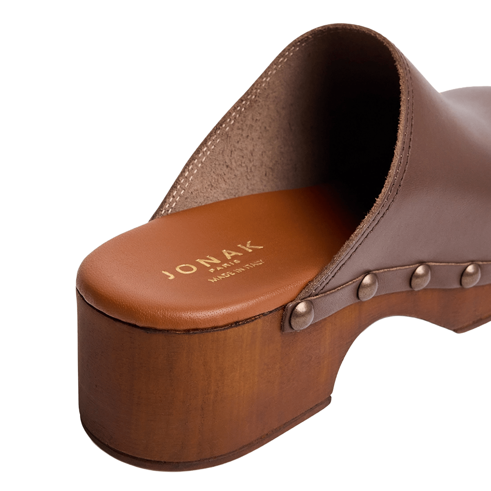 Hoge leren sandalen JONAK Bruin