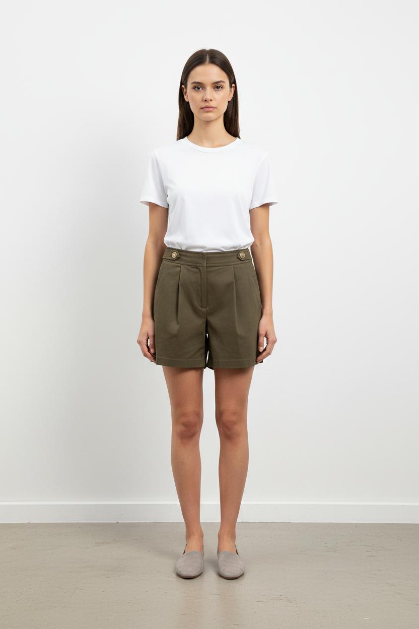 Shorts LIU JO - SECONDE MAIN Green