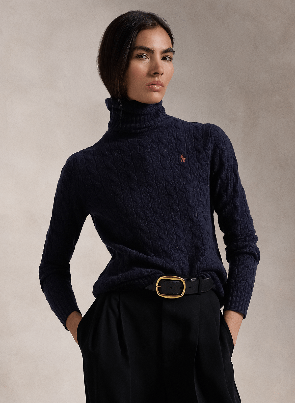 Rollkragenpullover aus Wolle und Kaschmir POLO RALPH LAUREN