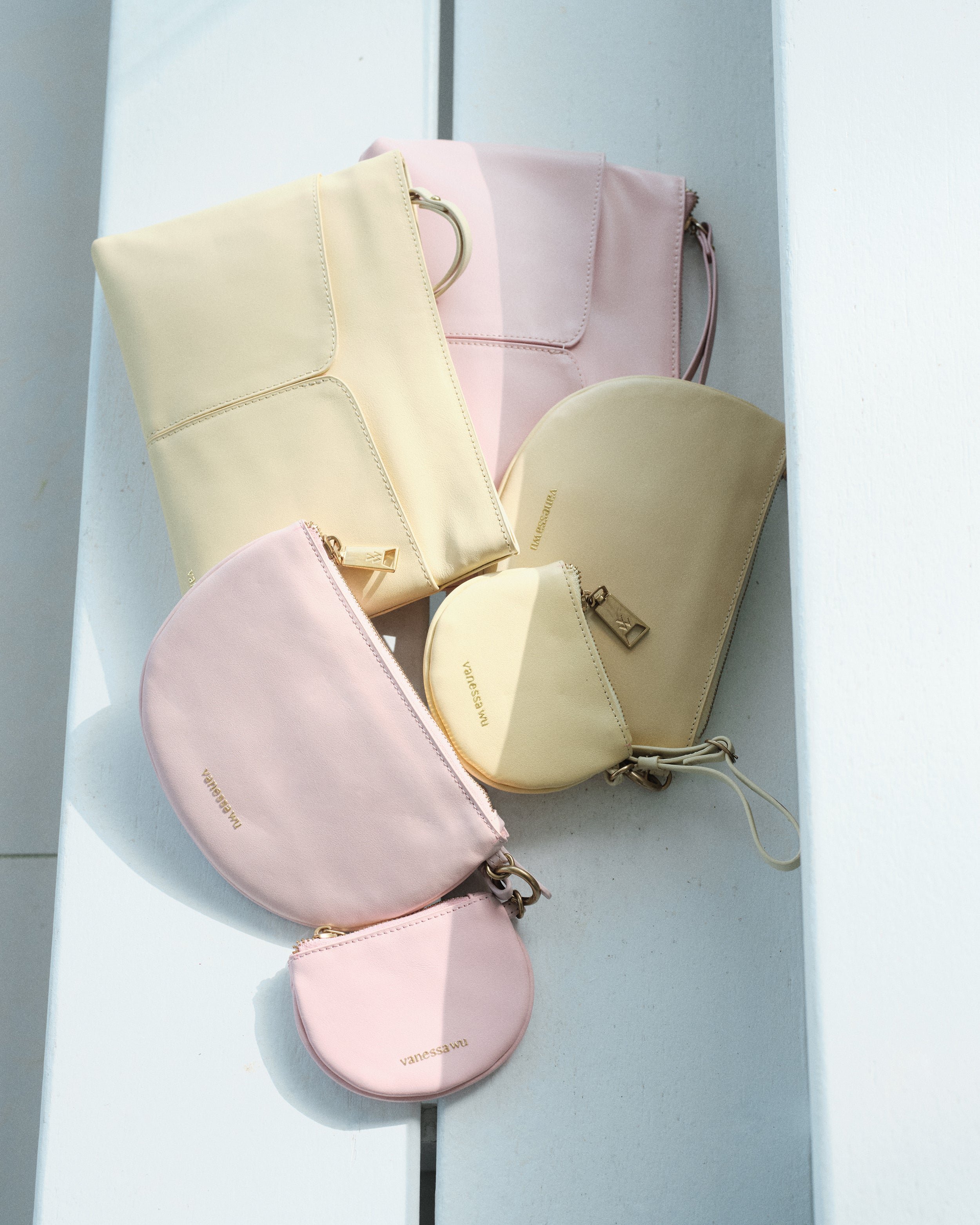 Bag with handles and shoulder strap | Yellow VANESSA WU Women
