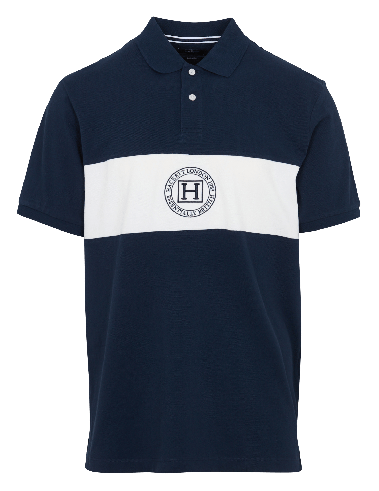 Polo en coton HACKETT Bleu