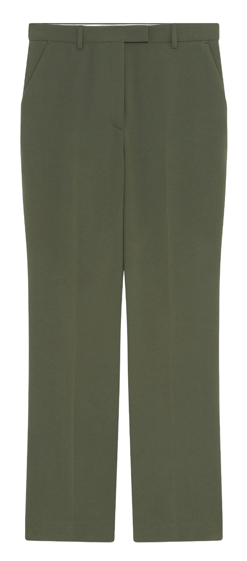 High-waisted carrot-cut trousers PABLO Khaki