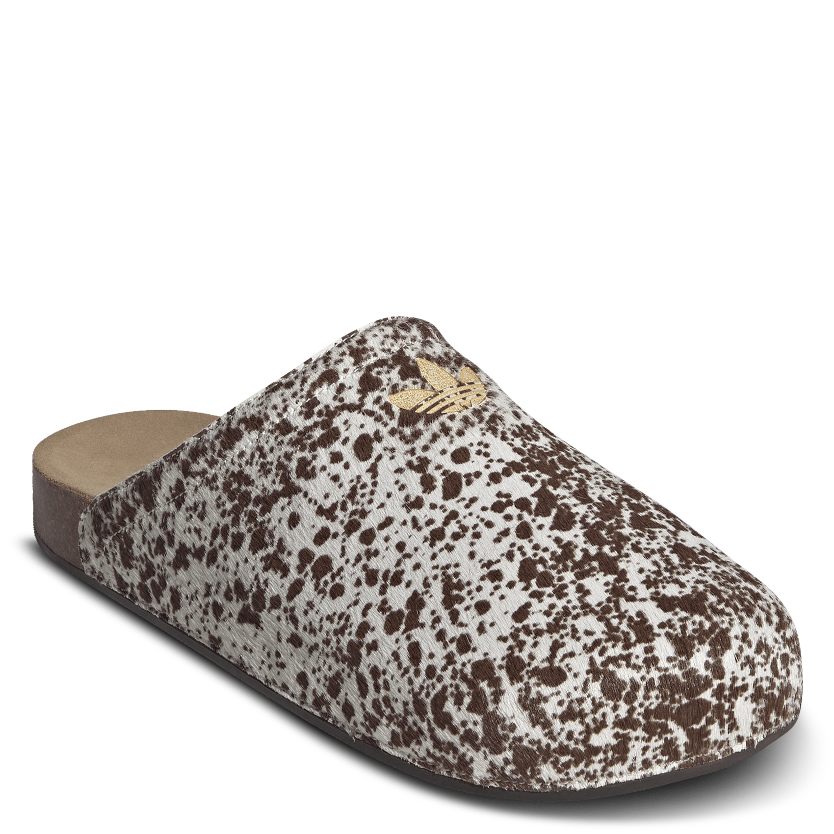 Platte, leren sandalen met print ADIDAS Wit