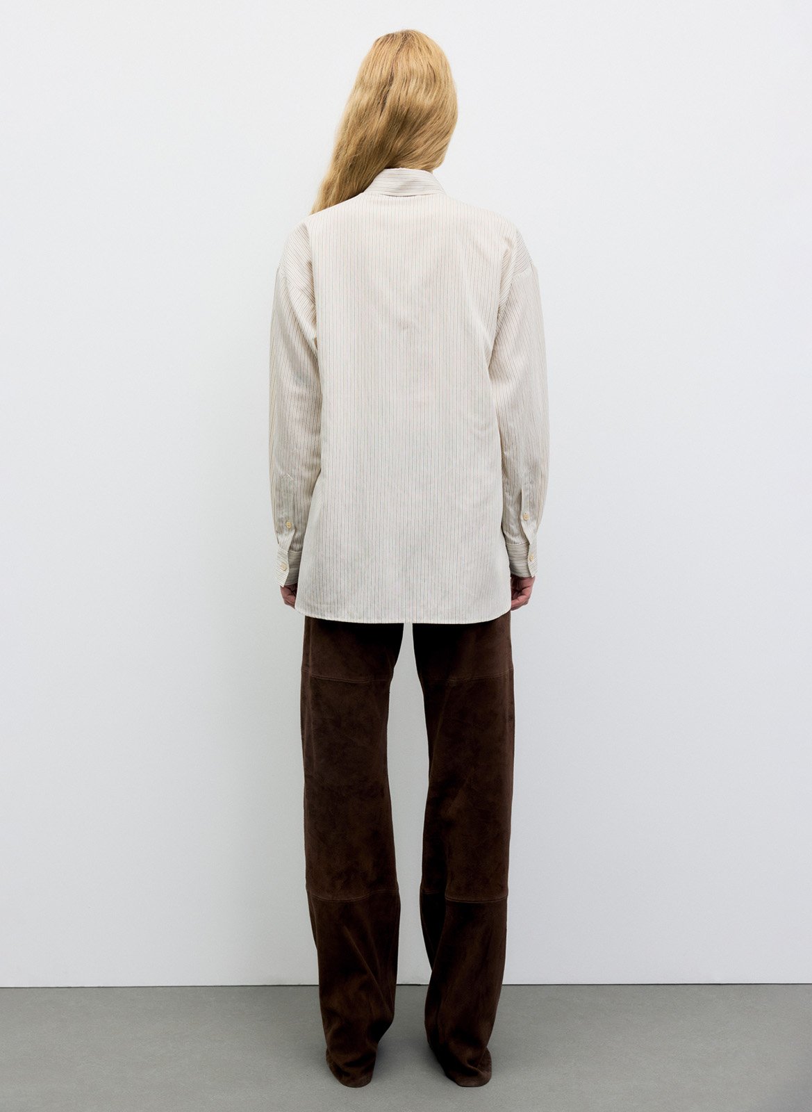 Chemise droite rayé GERARD DAREL Beige