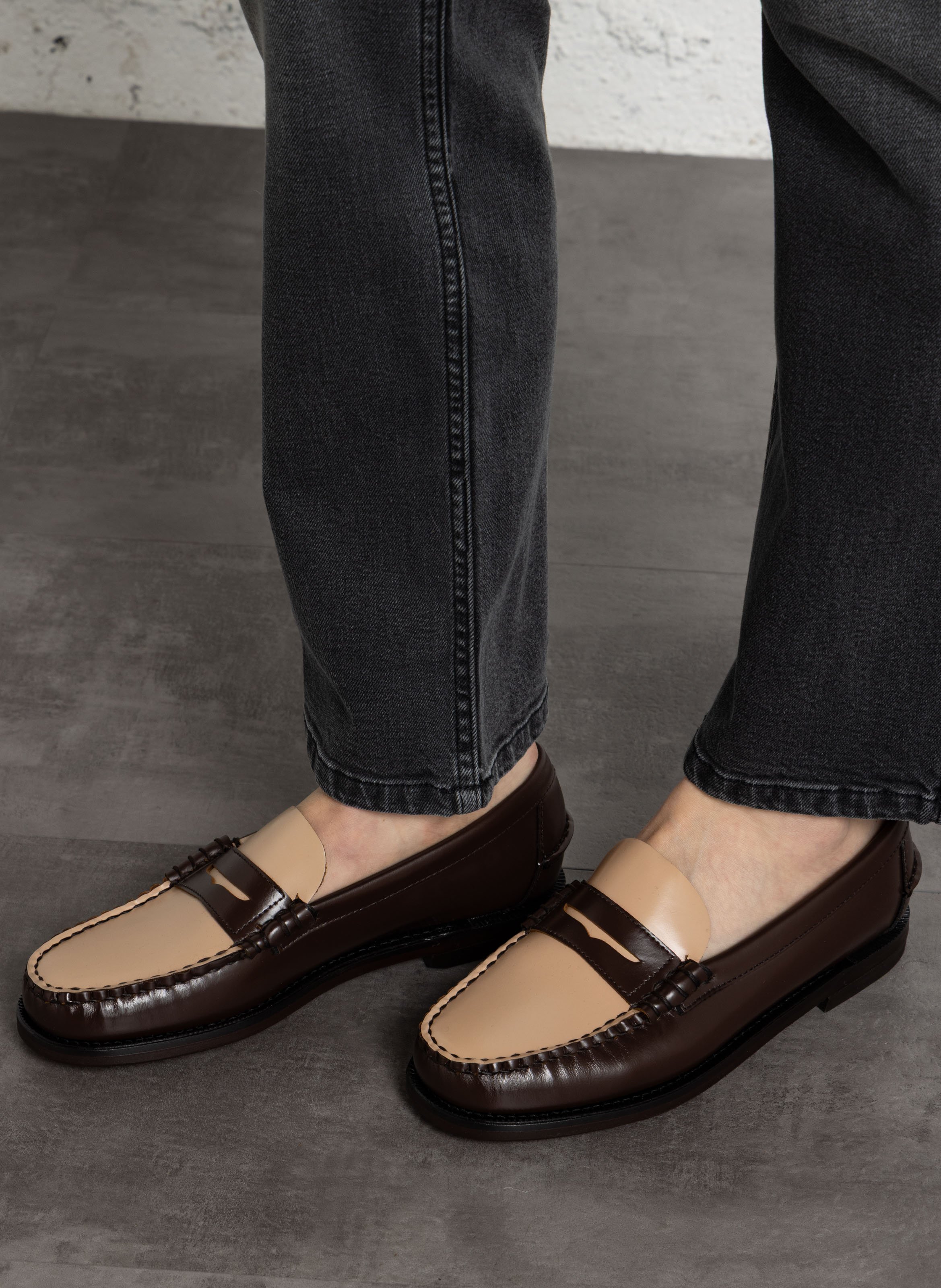 Leather loafers SEBAGO Brown
