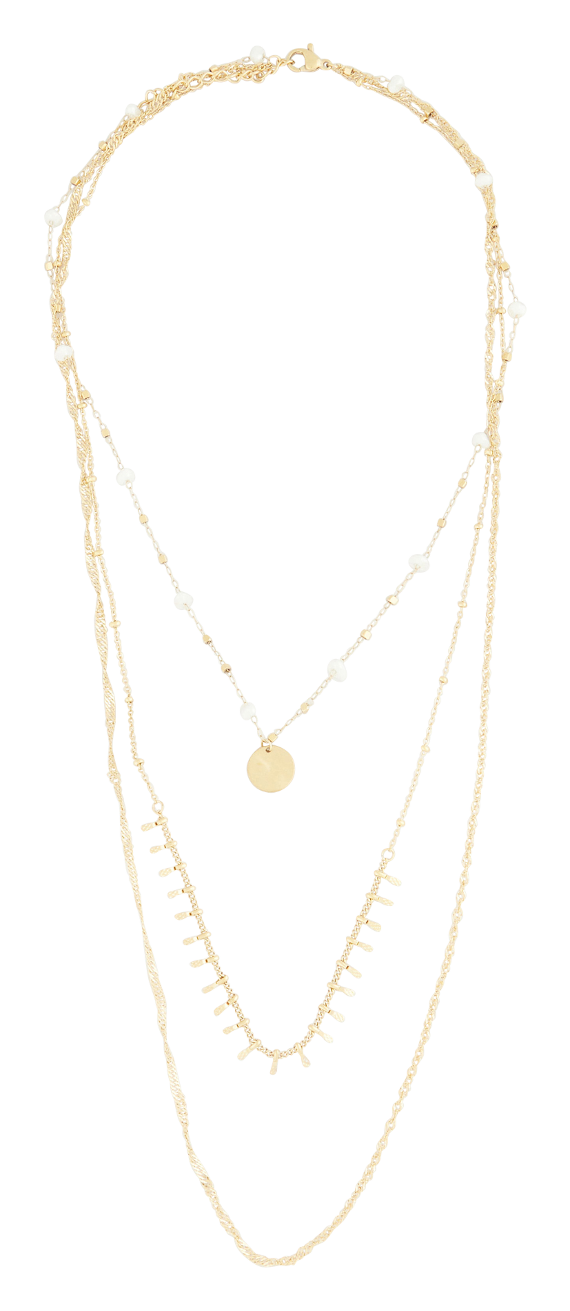 Collier multi-rangs AU PRINTEMPS PARIS Doré