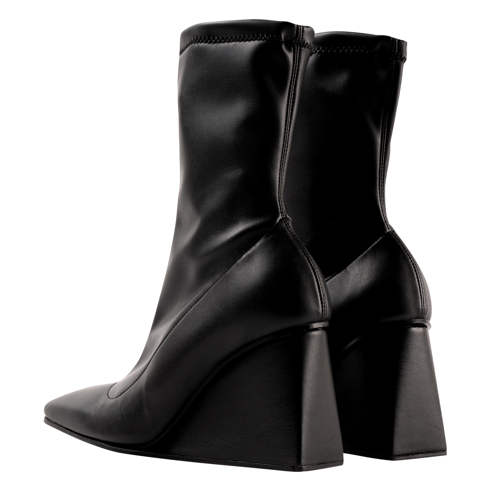 Bottes compensées effet cuir  SOULIER MARTINEZ Noir