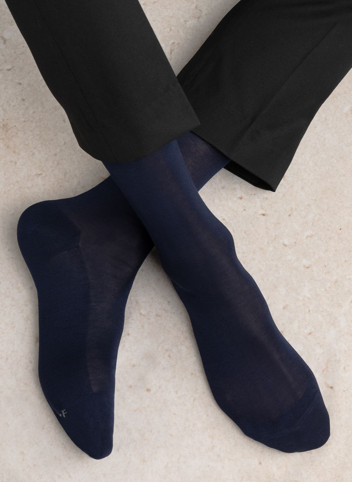 Long cotton socks BLEUFORET Blue
